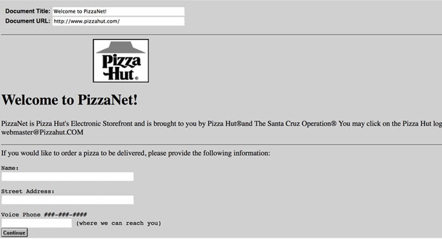 20 Years After The First Pizza Was Ordered Online