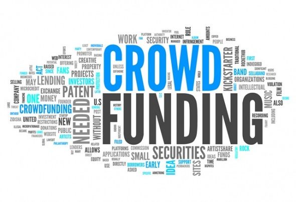 Crowdfunding word brainstorming