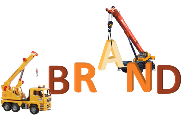 brand with a truck