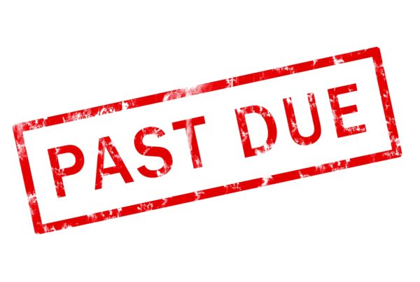 past due stamp
