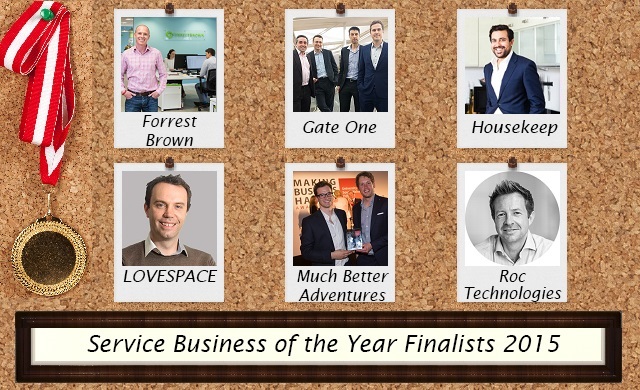 The Startups Awards Service Business Finalist 2015