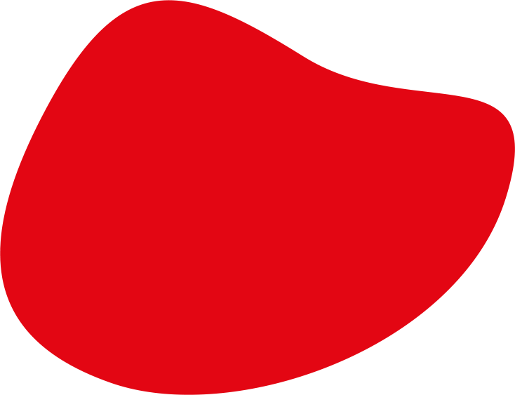 red blob background