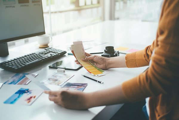 man working at a desk