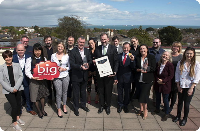 the big read cloud employee group photo